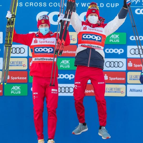 Офицер Росгвардии стал победителем командного спринта этапа Кубка Мира по лыжным гонкам
