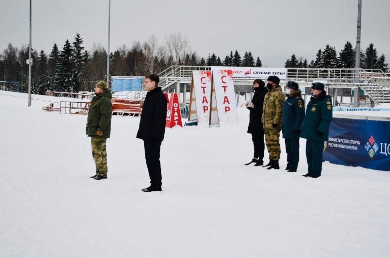 В Петрозаводске военнослужащие Росгвардии приняли участие в подведении итогов ежегодной Республиканской зимней спартакиады молодежи допризывного возраста