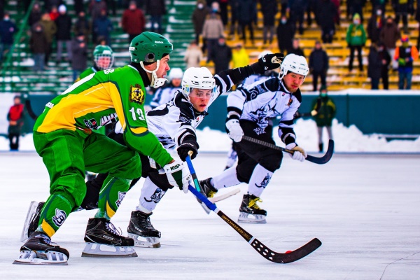 Сотрудники Росгвардии приняли участие в обеспечении безопасности матча чемпионата России по хоккею с мячом