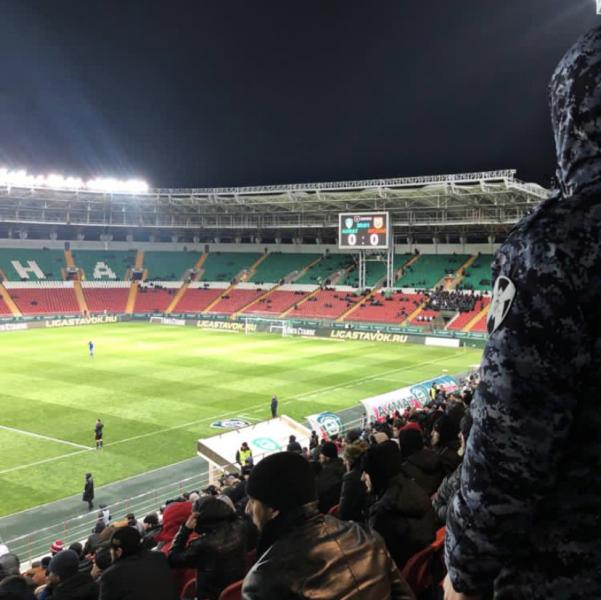 При участии Росгвардии обеспечен правопорядок во время матча
РПЛ в Грозном.