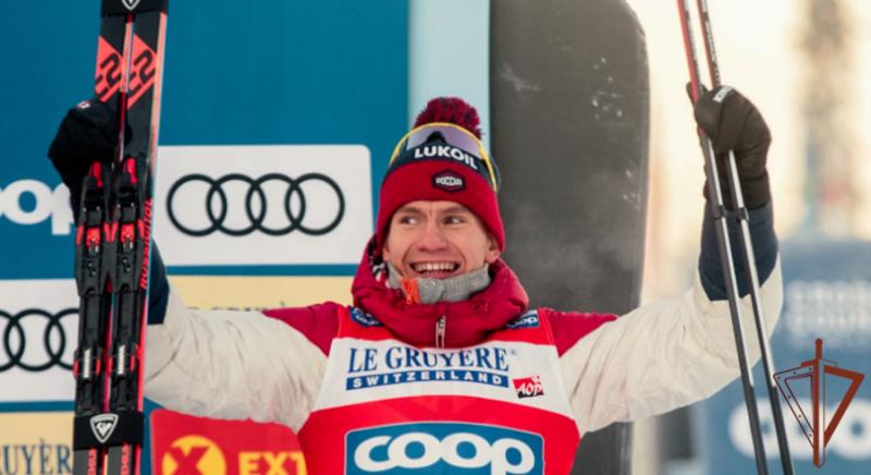 Офицер Росгвардии занял трете место на первом этапе Кубка Мира по лыжным гонкам