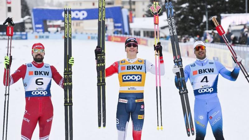 Офицер Росгвардии завоевал серебро в спринте на этапе Кубка мира по лыжным гонкам в Швейцарии