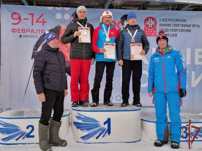 Военнослужащий Росгвардии стал серебряным призёром всероссийского турнира по лыжным гонкам