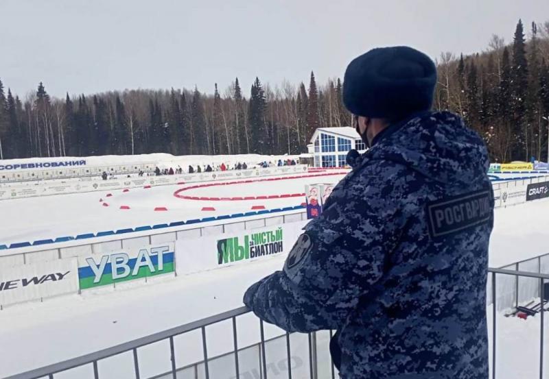 Росгвардия обеспечила безопасность Кубка России по биатлону в Тюменской области