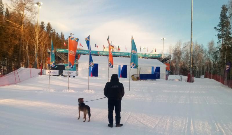 Росгвардейцы обеспечили правопорядок во время проведения открытой тренировки сборной России по ски-кроссу