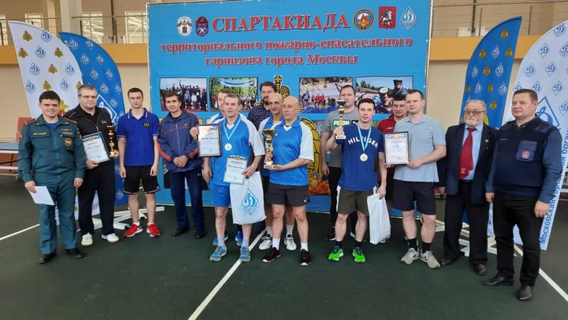 Сборная команда Московского авиационного центра вошла в тройку лучших на соревнованиях по теннису