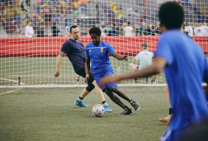 В Москве состоялся уникальный футбольный турнир Россия-Африка