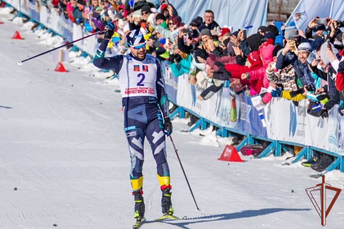 Спортсмен Росгвардии победил в супермарафоне на чемпионате России по лыжным гонкам