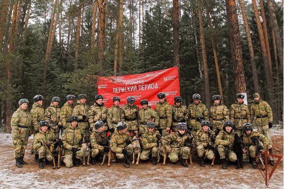 Курсанты Пермского военного института войск национальной гвардии приняли участие в гонке по ездовым видам спорта