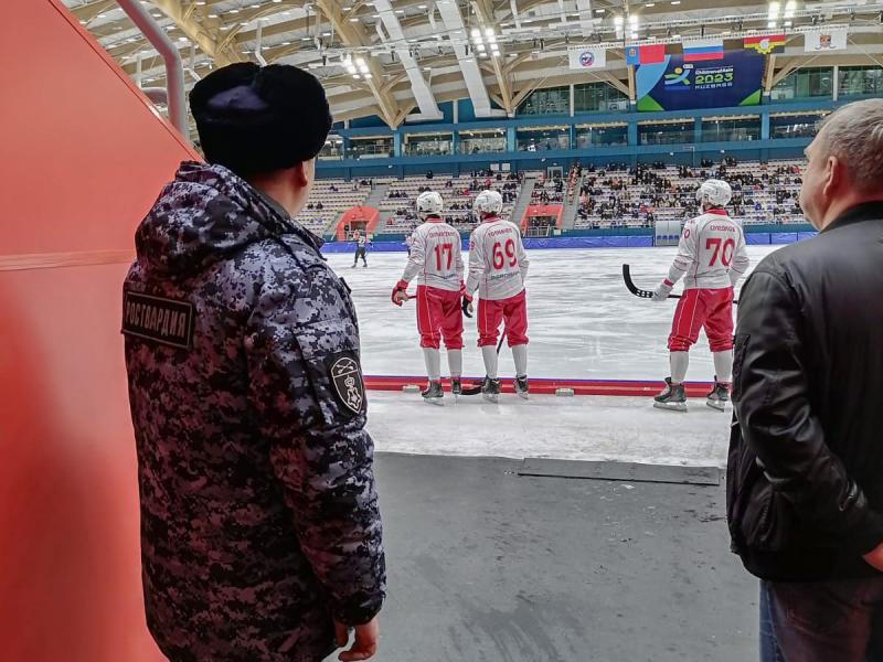 Росгвардия обеспечила правопорядок спортивных мероприятий чемпионатов России в столице Кузбасса