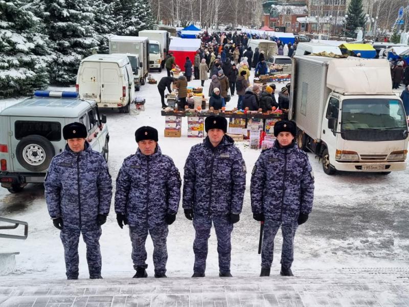 Росгвардия гарантировала правопорядок на массовых мероприятиях в Кузбассе