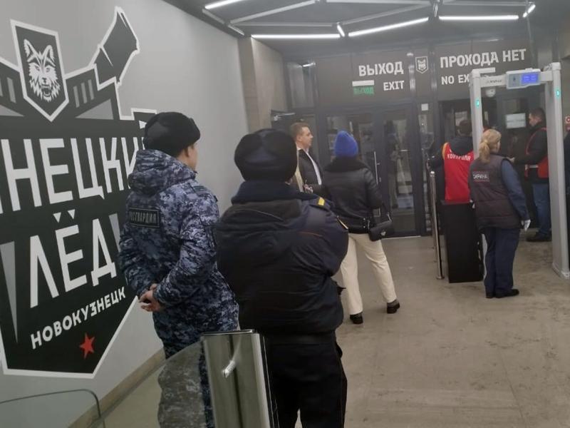 Росгвардия обеспечила безопасность хоккейных матчей в Новокузнецке