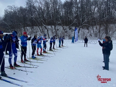 В Самаре росгвардейцы стали призерами лыжного турнира «Динамо»