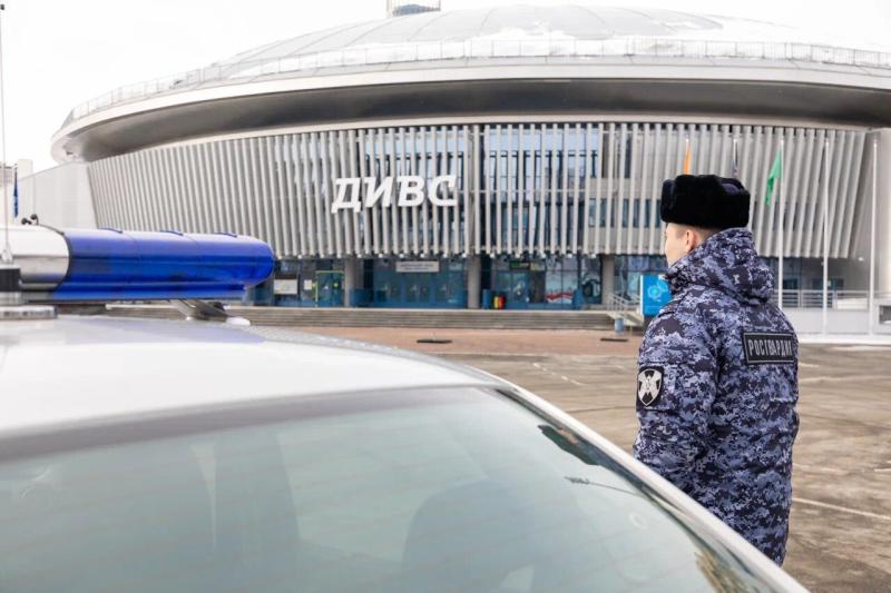 В Екатеринбурге Росгвардия обеспечила охрану порядка на чемпионате России по баскетболу среди женщин