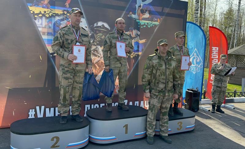 Офицер СОБР "Таран"занял первое место на чемпионате Центрального округа Росгвардии по стрельбе