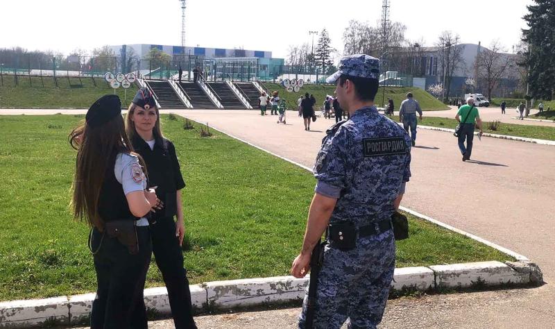 Росгвардейцы обеспечили безопасность на футбольном матче