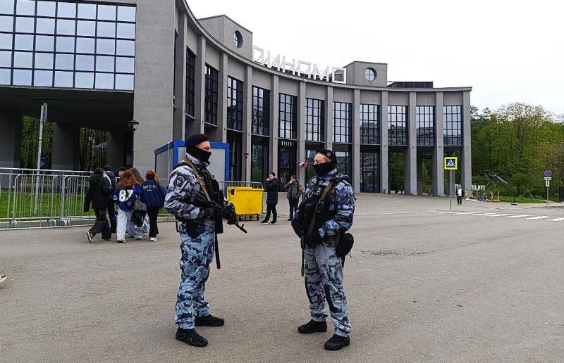 Росгвардия обеспечила безопасность проведения матча КХЛ в Москве