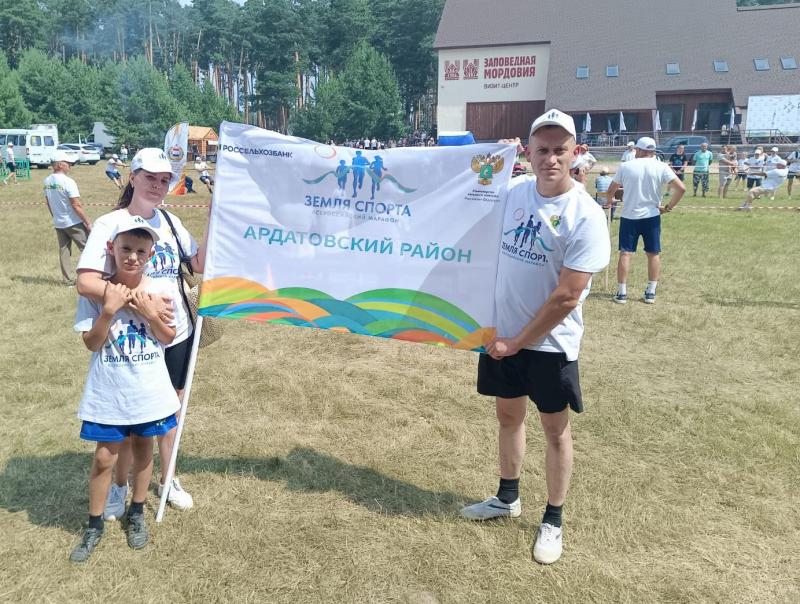 В Мордовии семья росгвардейца призер республиканского марафона «Земля спорта»