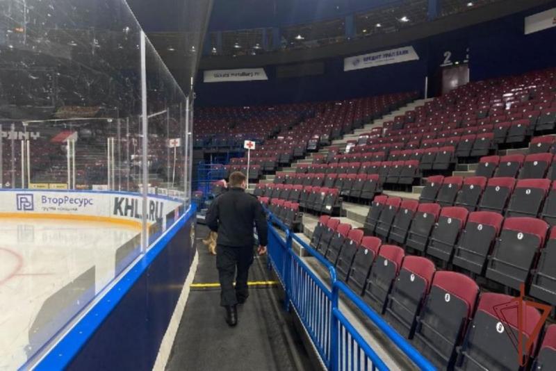 В Челябинске росгвардейцы обеспечили безопасность матча Кубка губернатора по хоккею