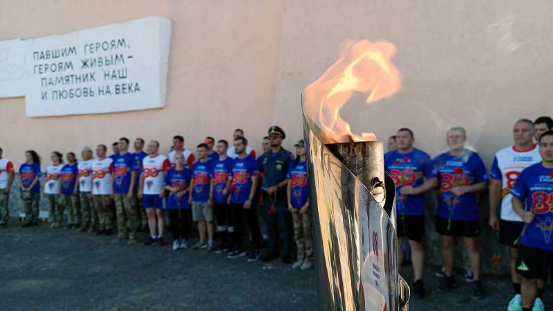 В Херсонской области росгвардейцы приняли участие во Всероссийской акции «От Победы к Победе»