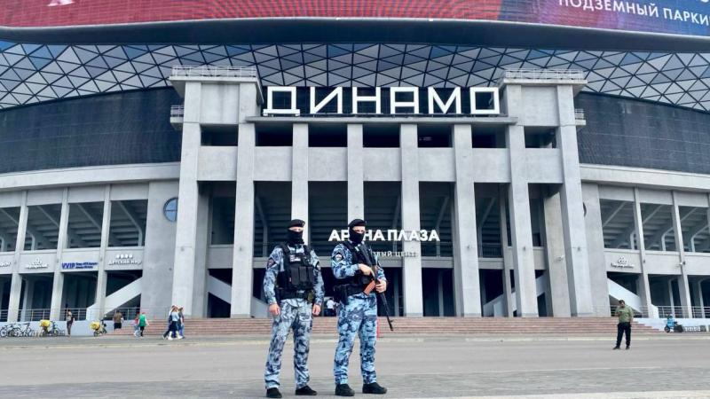Росгвардейцы обеспечили безопасность матча по регби в Москве