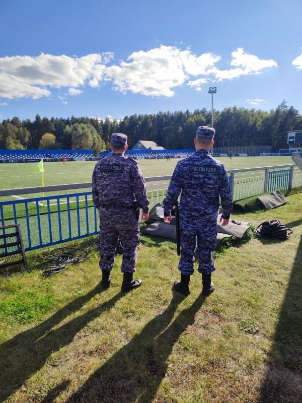 Сотрудники Егорьевского ОВО обеспечили порядок на матче Молодёжной футбольной лиги