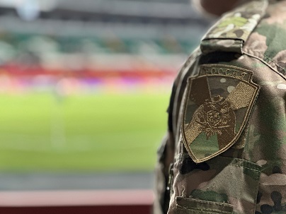 В Грозном Росгвардия обеспечила правопорядок на футбольном матче «Ахмат»-«ЦСКА Москва»