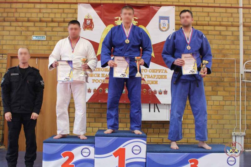 Ямальские росгвардейцы стали призерами чемпионата Уральского округа Росгвардии по дзюдо