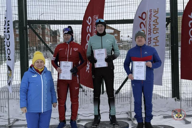 На Ямале сотрудник Росгвардии занял 3 место в лыжной гонке «Лыжня России – 2026»